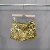 Blusa transparente de volantes de alta gama europea y americana para mujer, nuevo top cruzado con cuello en V para venta transfronteriza, falda corta de lentejuelas