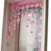 Cortina de Porta Coração de Menina Romântica Borboleta Planeta Sala de Aula Terraço Flutuante Decorações de Varanda Porta do Quarto Entrada Corredor Sala de Estar Cortina Suspensa