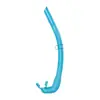 Tubo de respiración húmedo transfronterizo, Tubo de respiración de silicona para buceo libre, Tubo de respiración profesional para snorkel, Plegable y almacenable