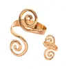 Pulsera Anillo Repelente de Mosquitos Metálico Transfronterizo Europeo y Americano Set de Dos Piezas Pulsera con Diseño de Personalidad a la Moda Joyería de Mano con Estilo Fresco y de Temperamento