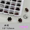 Lote Inteiro de Brilhantes Ornamentos de Diamante Imitação Chineses com Formato Especial e Base Pontiaguda para Nail Art de Alta Qualidade K9 Rosa Seco Multifacetado Formato de Ninho de Pássaro