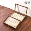 Caja de Joyería a Prueba de Polvo con Tapa para Pulseras, Anillos, Collares, Pendientes y Coleccionables - En Stock