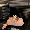 Sandalias Planas, Sandalias Cómodas para Verano, Nuevo Estilo 2026, Mules de Perlas sin Cierre, Medias Zapatillas Cerradas para Mujer