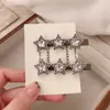 Presilha de Cabelo Estrela com Strass de Alta Qualidade para Mulheres, Presilha Doce e Descolada para Franja Lateral, Acessório de Cabelo Y2K, Presilha de Bico de Pato