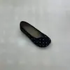 Zapatos Planos Mary Jane Versátiles CHICGIRLVintage de Gamuza con Lunares, Suela Suave y Punta Dividida para Mujer