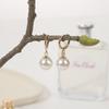 Tendencia de Moda Aretes de Perlas Aretes de Lujo Ligero Elegantes Simples Combinables Accesorios Medievales Aretes Aretes de Gancho