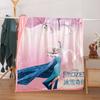 Manta de edredón de invierno rectangular casual portátil de doble cara Frozen para dormir