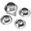 Accesorios Base para Barra de Ropa de Armario Asiento Fijo para Barra de Ropa Asiento Colgante Base Inferior de Barra de Ropa Producto Nuevo Asiento de Brida de Acero Inoxidable Engrosado