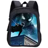 Mochila Escolar para Jardim de Infância Homem-Aranha Homem Aranha Estampa de Personagem One Piece Mochila Infantil 13 polegadas Atacado Transfronteiriço