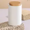 Latas Quadradas Lisas de Folha de Flandres em Estoque para Embalagem Geral de Chá, Latas Seladas com Tampa de Rosca e Tampa Interna, à Prova de Umidade para Armazenamento de Chá
