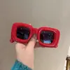 Gafas de sol de burbuja Hip Hop para niños, nuevas, divertidas, cuadradas, con montura gruesa, gafas para bebé, para niños y niñas, protección solar para exteriores