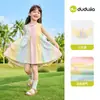 [Obtén 3 Yuan de Descuento por Cada 2 Faldas Compradas] Colección Dudu de Vestidos para Niñas, Vestidos de Verano para Niñas, Ropa Infantil