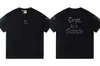 Gallery Dept Lavado y Desgastado Manga Corta Retro High Street Vintage Camiseta Suelta para Pareja Moderna