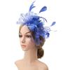 Explosões Amazon Mais Vendidos Headwear de Renda para Noivas Acessórios de Cabelo com Flores para Fotos Headwear de Pena do Jockey Club Suprimento Transfronteiriço