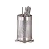 Suporte de Hashi de Aço Inoxidável para Uso Doméstico, Caixa de Armazenamento de Hashi Montada na Parede, Recipiente para Utensílios de Cozinha, Colher e Hashi, Prateleira de Armazenamento sem Furo