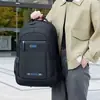 Mochila casual de doble hombro para hombre, de alta gama, gran capacidad, elegante mochila de viaje, mochila de negocios ligera, bolsa para portátil para estudiante universitario