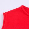 Estilo Europeu e Americano Popular na Amazon Aliexpress Tendência da Moda Versátil Socialite Botão Lateral Embellished Top de Tricô