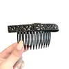 Peine para el Cabello con Pedrería Negra para Mujer, Herramienta de Peinado de Alta Gama, Nuevo Accesorio Versátil para el Peine