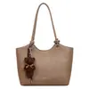 Bolso tote de moda de gran capacidad, nuevo bolso de hombro versátil para el verano, bolso de axila tote retro simple de moda