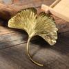 Accesorios para Joyería DIY Piezas Metálicas de Hoja de Ginkgo Piezas Metálicas de Flor Multiespecificación Accesorios para el Cabello de Estilo Antiguo Colgantes para Joyería