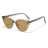 Gafas de Sol Cat-Eye de Moda Estilo Influencer para Mujer, Serie de Varillas Planas, Gafas de Sol de Acetato TR de Alta Gama con Protección UV