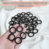 Nueva liga de goma para niños de alta elasticidad no daña el cabello cuerda para el cabello de niña cubierta de cuero anillo para el pulgar anillo para el cabello