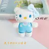Colgante de Muñeca de Gato de Peluche, Colgante de Muñeca Gatito Fresa Lindo de Cuerpo Entero con Apertura Trasera, Piezas de Accesorios