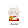 Insignia de Año Nuevo de Gato de la Suerte de Dibujos Animados Lindo Animal Yuanbao Capibara Disfraz Broche Decoraciones para Mochila Escolar de Estudiante