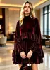 Otoño/Invierno 2026 Nuevo Transfronterizo Europeo y Americano Temperamento Elegante Vestido de Gasa Moda Camisola Interior Conjunto de Dos Piezas