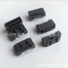 Conector SATA 7p macho de doble poste, terminal A de 180 grados, conector SATA DIP, apertura de ventana completa SATA