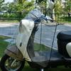 Motocicleta de Vehículo Eléctrico de Alta Definición Universal Ensanchado Desmontable Ensanchado Transparente Cubierta Parabrisas y Protectores de Manos y Piernas a Prueba de Lluvia