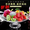 Plato de frutas creativo pétalos de plástico con base plato de frutas Bandeja bar KTV plato de frutas secas plato de snacks acrílico PC