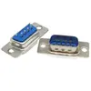 Conector de Porta Serial DB9 Fêmea Macho de 9 Pinos Tipo Solda Porta Serial COM RS232 Plug de Nove Pinos DB15/25/37