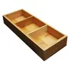 Conjunto de Pratos para Hot Pot com Pratos de Nove Compartimentos, Pratos Criativos e Únicos para Legumes para Restaurantes de Hot Pot, Caixa de Madeira Dividida de Bambu Comercial