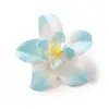 Cabeças de Flores de Seda de Orquídea para Simulação Transfronteiriça Acessórios para Headdress Wreath DIY Feitos à Mão Decoração de Chapéu de Praia Acessórios de Arte Floral