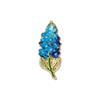 Broche da Série Floral de Plantas Liga Esmalte Flor Lírio-do-vale Pino Esmaltado Acessórios para Roupas Emblema de Metal