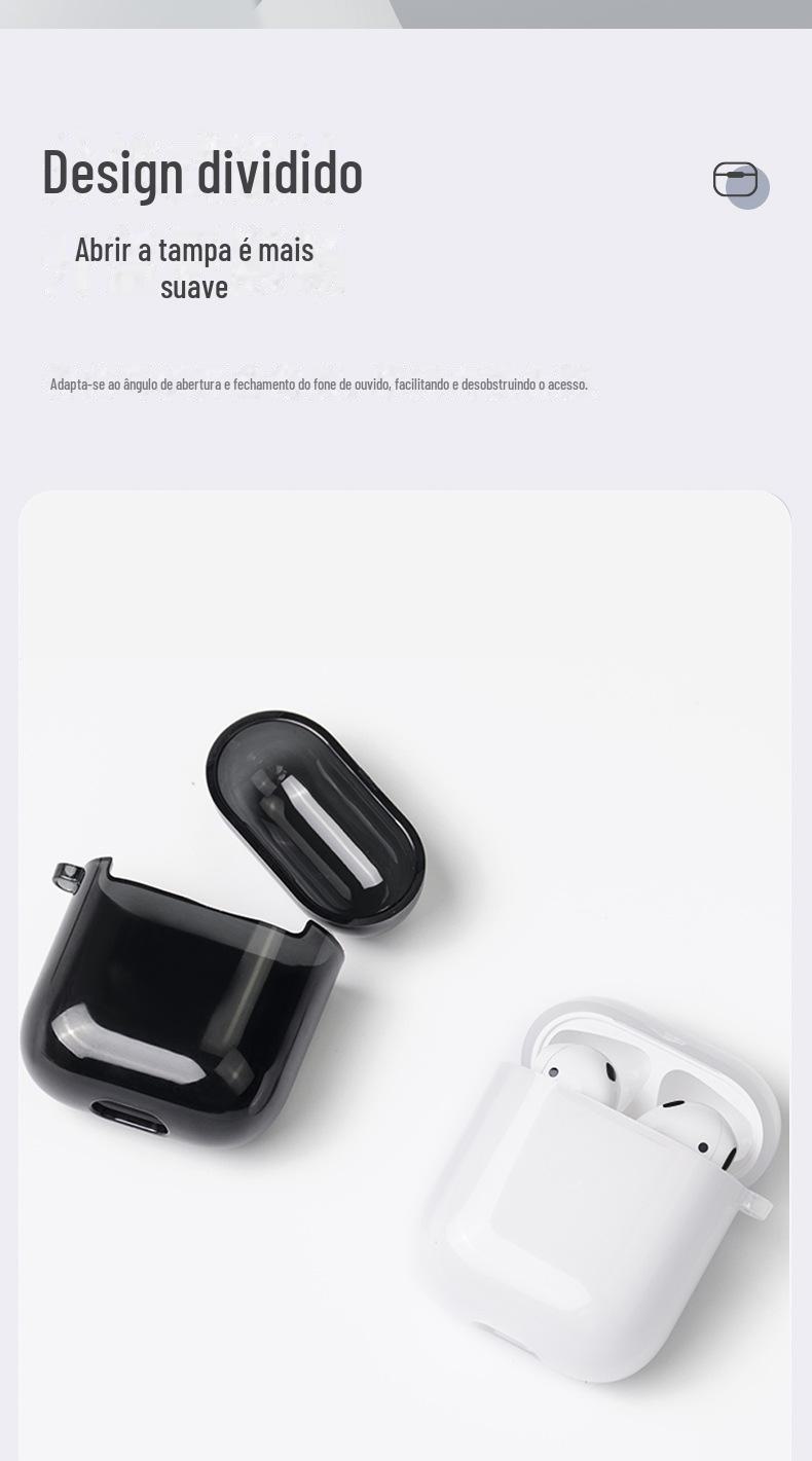 airpods 1/2代PC耳机壳有挂绳孔改模后