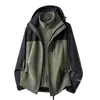 Nueva Chaqueta de Invierno para Hombre con Capa Interior Cálida, Conjunto de Dos Piezas para Parejas, Casual para Exteriores Senderismo Tres en Uno