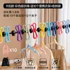 Varal portátil de viagem, uma ferramenta mágica para secar roupas em hotéis e ao ar livre, com pregadores para pendurar roupas