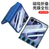 Adecuado para Funda de Teléfono Samsung Galaxy Zflip8, Funda de Teléfono Plegable Magnética Anti-Ansiedad de Cobertura Total, Estilo Simple de Amazon