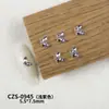 Accesorios para Uñas Mini Mariposa de Zirconia, Lujosos y Brillantes, Mariposa de Diamante Corte Marqués, Pedrería de Uñas 3D Colorida Portátil