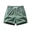 Shorts de Corrida Secagem Rápida Marca da Moda, Shorts Elásticos Multicor de Verão para Homens e Mulheres, Shorts Casuais de Seda de Gelo para Homens
