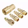 Suministro Directo Transfronterizo Conector Neumático Cobre Tubo de Aire Conector Rápido Tubo de Aire Conector Recto Se Puede Personalizar Conector Rápido