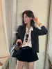 LA LIMON Té Verde Limón Estilo Coreano Elegante para Ir al Trabajo Estilo Old Money Blusa Falsa de Dos Piezas Ropa para Mujer Otoño 2026