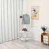 Prateleira de Canto para Quarto, Cabide Simples, Cabide para Estudante de Supermercado, Prateleira de Armazenamento, Cabide de Roupa de Canto Doméstico para Interior