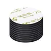 Tiras magnéticas suaves autoadhesivas Mileqi con adhesivo de respaldo, imanes de goma, material didáctico, pizarra, refrigerador, pizarra blanca, láminas magnéticas para coche
