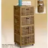 Caja de almacenamiento de malla de madera maciza nórdica caja de almacenamiento grande con tapa caja de almacenamiento para tienda de ropa Mesa B&B mesa de centro caja de almacenamiento