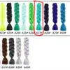 Tendencia Cuerda de Color para Rastas de Seda de Alta Temperatura Trenza de Cabello de un Solo Color Peluca de Rastas Trenzas Jumbo para Niños Cabello