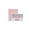 Adecuado para Samsung S6Lite Teclado Bluetooth Transfronterizo S7+Fe Ranura para Lápiz Cubierta Protectora A7 Táctil Retroiluminado Teclado Cubierta de Cuero