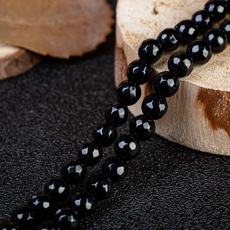 Z03黑玛瑙切面珠